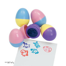 Tiny Easter Egg Stampers, Set of 3 Tiny Easter Egg Stampers, Set of 3