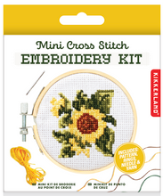 Mini Cross Stitch Embroidery Sunflower Kit Mini Cross Stitch Embroidery Sunflower Kit