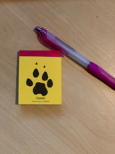 Tiny Notepad - Wild Animal Track Tiny Notepad - Wild Animal Track