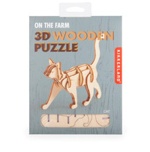 3D Wood Puzzle - Cat 3D Wood Puzzle - Cat