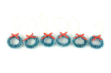 Tiny 1.5" Sisal Wreaths, Set of 6 Tiny 1.5" Sisal Wreaths, Set of 6