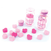 Mini Heart Erasers, Set of 2 Bottles Mini Heart Erasers, Set of 2 Bottles