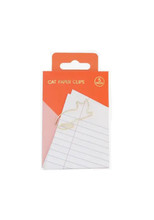 Gold Cat Paper Clips, Set of 5  Gold Cat Paper Clips, Set of 5
