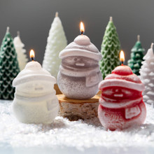 Vance Kitira Jolly Snowman Candle Trio Vance Kitira Jolly Snowman Candle Trio