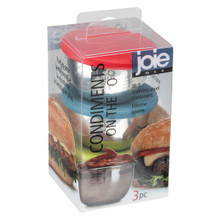 Joie Mini Condiment Squeeze Bottles, Set of 3
