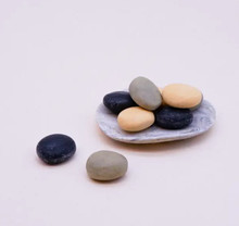 Small Pebble Soap with Porcelain Dish Set Small Pebble Soap with Porcelain Dish Set