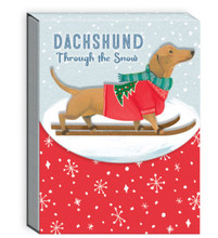 Pocket Notepad - Dachshund Through the Snow Pocket Notepad - Dachshund Through the Snow