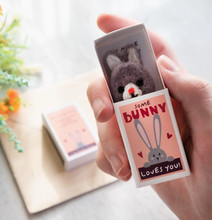 Some Bunny Loves You Wool Felt Rabbit in A Matchbox Some Bunny Loves You Wool Felt Rabbit in A Matchbox