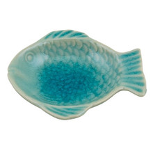 Aqua Round River Fish Dish Aqua Round River Fish Dish
