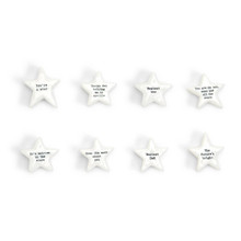 East of India Porcelain Star Pebble  East of India Porcelain Star Pebble