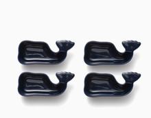 Nantucket Whale Condiment Cups, Set of 4 Nantucket Whale Condiment Cups, Set of 4