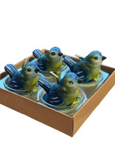 Sculpted Bird Tealight Candles, Set of 4 Sculpted Bird Tealight Candles, Set of 4