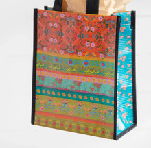 Natural Life Medium Happy Bag - Orange Border  Natural Life Medium Happy Bag - Orange Border