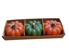Heirloom Pumpkin Candles, Set of 3 