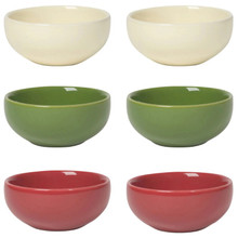 Holiday Pinch Bowls, Set of 6 Holiday Pinch Bowls, Set of 6