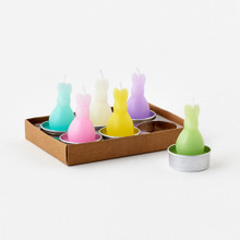 Colorful Bunny Tealight Candles