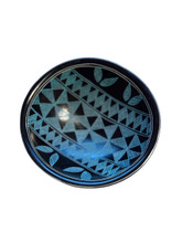Blue Kuba Pattern Soapstone Bowl