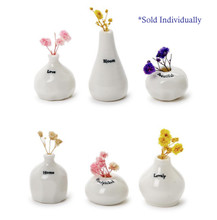 East of India Friendly Small Vase Matchbox With Flowers 