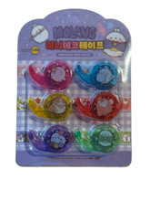 Molang Mini Decoration Tape, Set of 6 
