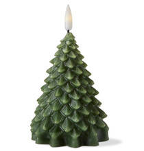 Small LED Pine Tree Candle
