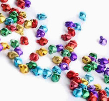 5mm Bright Jewel Aluminum Jingle Bell-Shaped Beads, Pack of 100 5mm Bright Jewel Aluminum Jingle Bell-Shaped Beads, Pack of 100