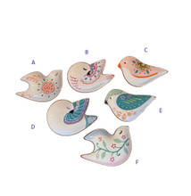 Colorful Porcelain Bird Dish