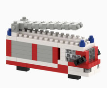 Brixies Postcard Fire Truck