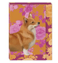 Petals and Paws Corgi Pocket Notepad