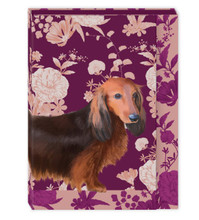 Petals and Paws Dachshund Pocket Notepad
