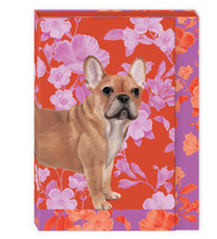 Petals and Paws French Bulldog Pocket Notepad