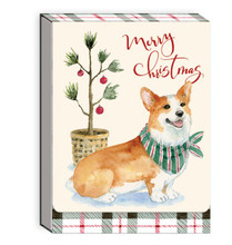 Pocket Notepad - Christmas Corgi Pocket Notepad - Christmas Corgi