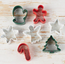 Christmas Mini Cookie Cutters, Set of 7