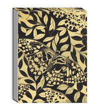 Pocket Notepad - Black Butterflies