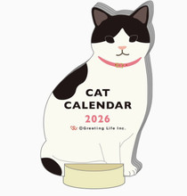 Die-Cut Cat Calendar - 2026