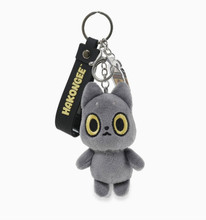 Hakongee (Angry Cat) Mini Plush Charm Standing w/ Coffee