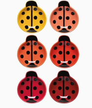 Ladybug Pinch Bowls, Set of 6 