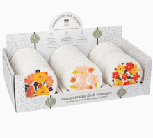 Compostable Flower Sponge, Set of 3