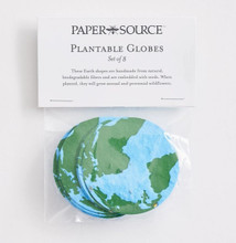 Plantable Paper Globes, Set of 8