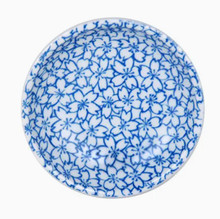 Blue Pattern Cherry Blossom Sauce Dish 