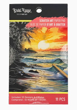 Beach Bum Mini Scratch Art Paper Pad