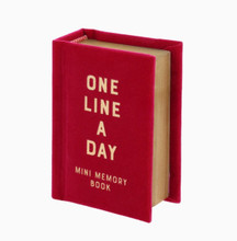 Rose Velvet Mini One Line A Day - Mini Memory Book