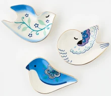Ceramic Blue Bird Dish