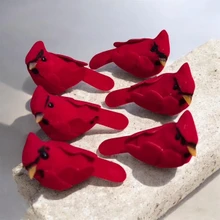Mini Red Cardinals, Pack of 6