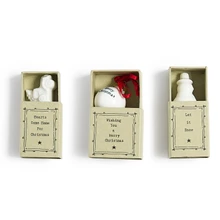 Holiday Porcelain Matchbox 