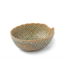 Ash Green Leaf Bowl  Ash Green Leaf Bowl