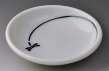 Dragonfly White Condiment Dish Dragonfly White Condiment Dish