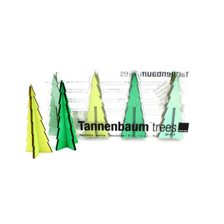 Design Ideas, Tannenbaum Trees, Mini Set of 8 - Green
