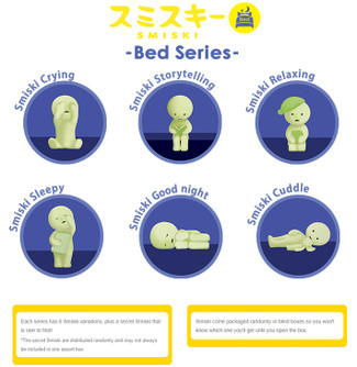 Smiski Mini Glow Figure Blind Box - BED - Little Obsessed