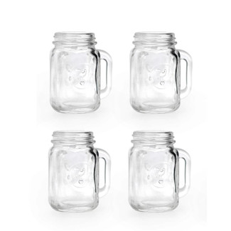 Kikkerland Mason Jar Shot Glasses - Thumbnail 2
