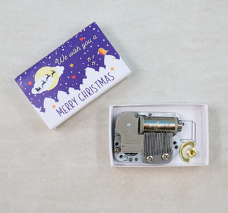 Christmas Mini Music Box Matchbox - Little Obsessed